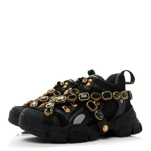 Black Gucci Flashtrek Snekers